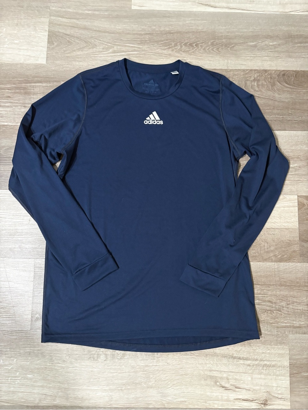 Adidas Men’s Navy Long Sleeve Performance Shirt